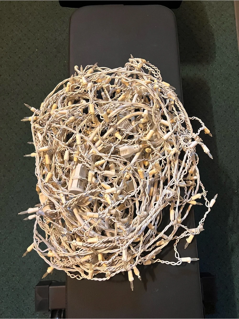 White icicle String Lights - 6 strings of about 140” each